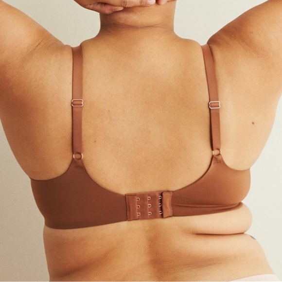 AERIE Real Me Full Coverage Underwire Bra Copper Brown 40D Smooth T-shirt Bra - Picture 9 of 11